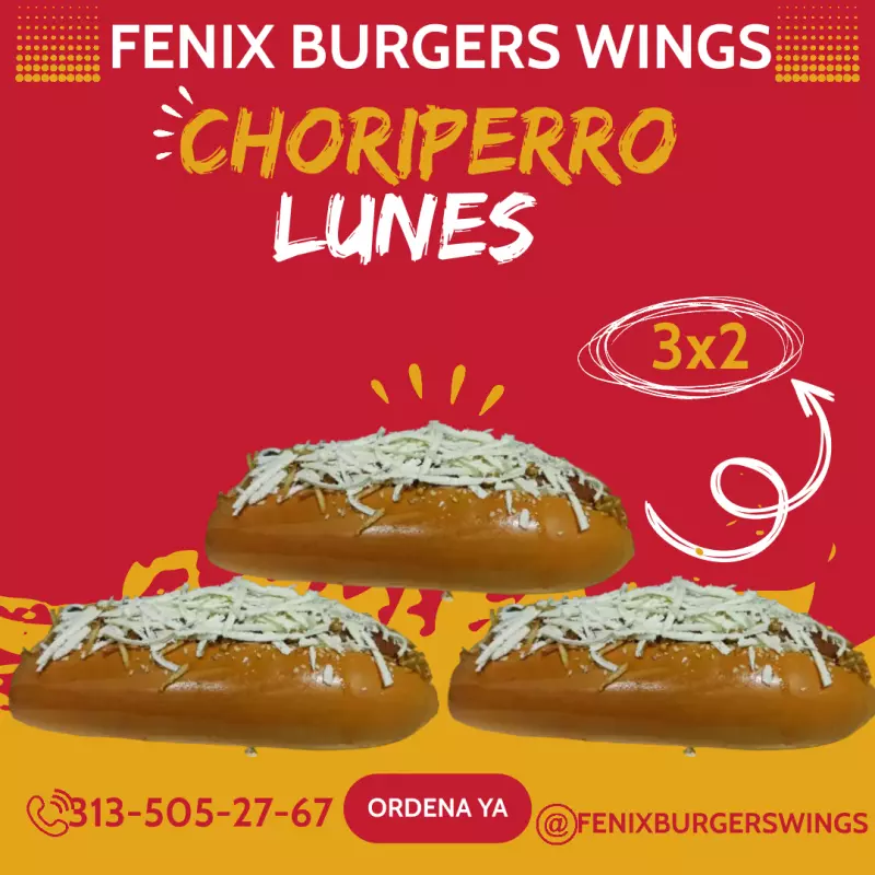 LUNES 3x2 CHORIPERROS