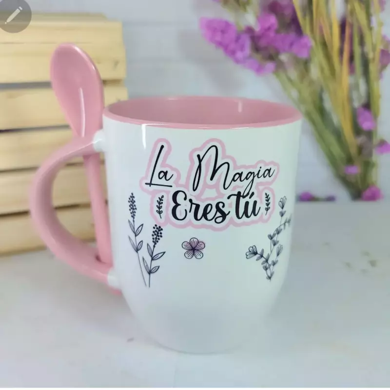 Mug Cuchara mujer