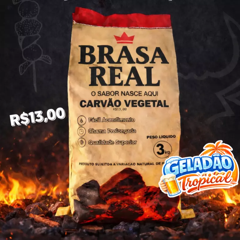 Carvão  Vegetal 3kg