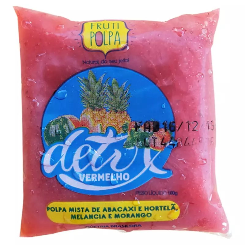 Detox Vermelho Polpa 1 Kg