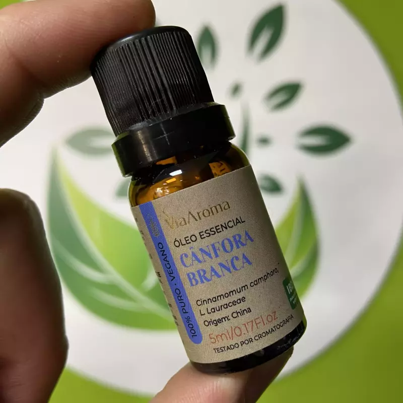 Óleo essencial cânfora branca