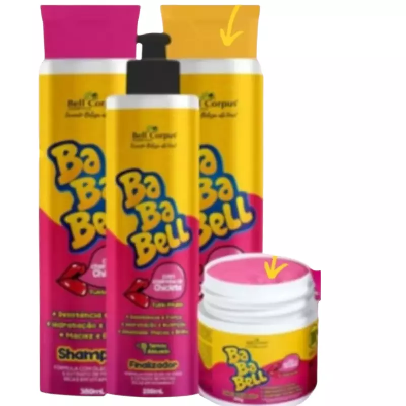 Kit capilar bababell TuttiFrutti 4x1