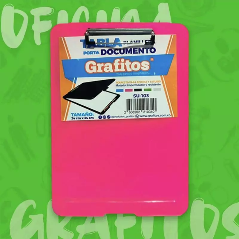 TABLA PORTA DOCUMENTO GRAFITOS