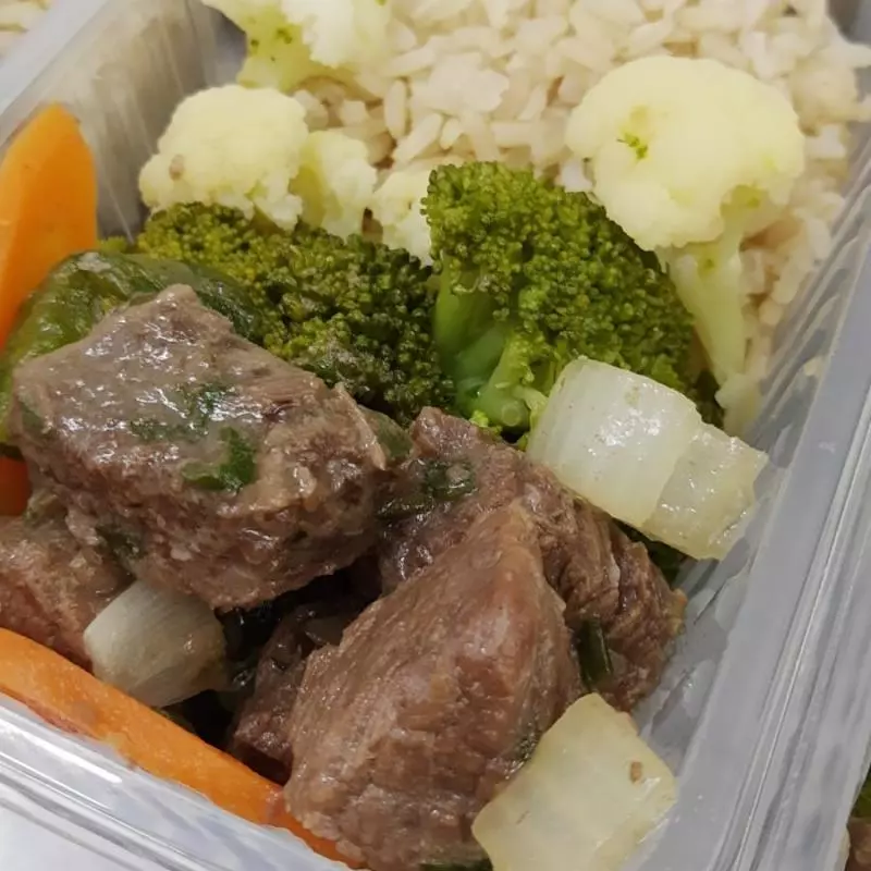 Carne Cozida em cubos Congelada