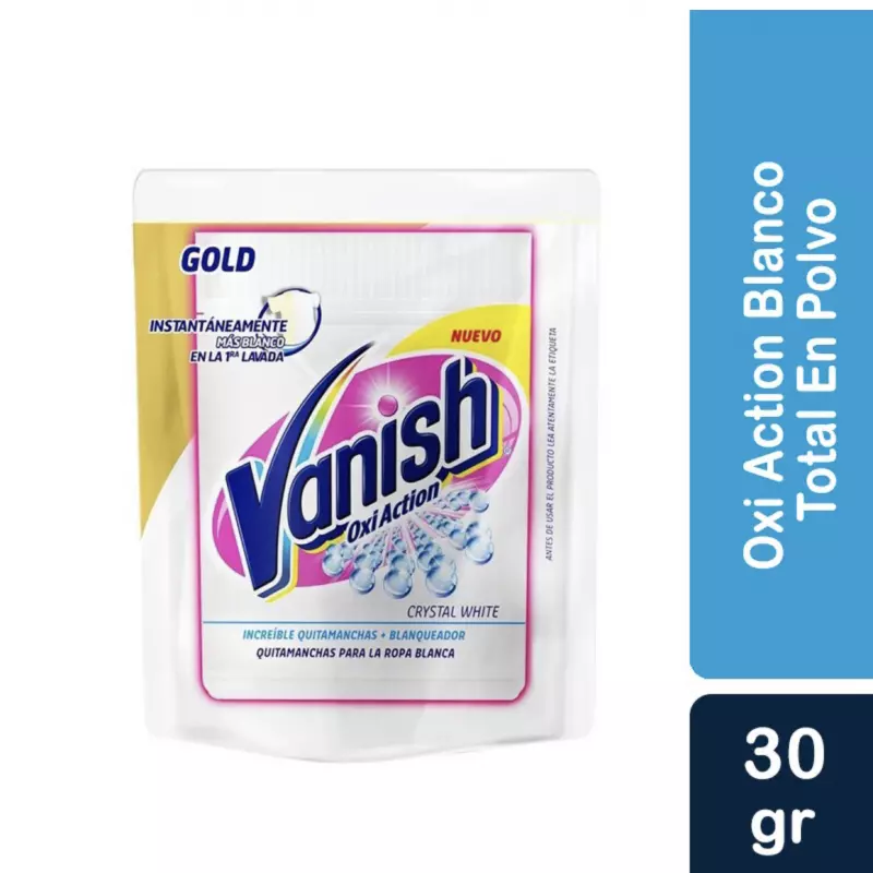 Vanish polvo 30grs ropa blanca