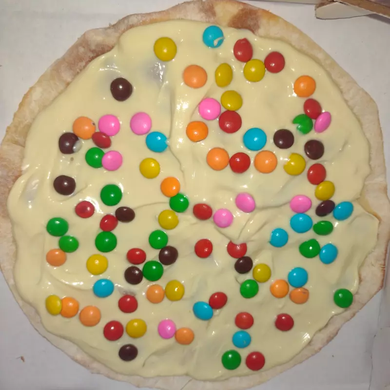 46-Mini PIzza-Chocolate Branco