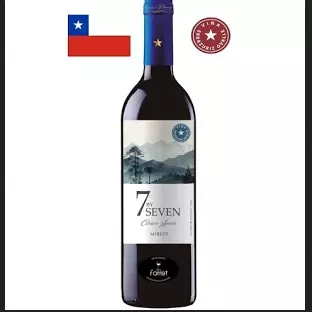Vinho Tinto 7 By Seven Merlot 750mL