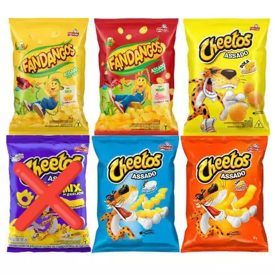 Salgadinho Fandangos ou Cheetos