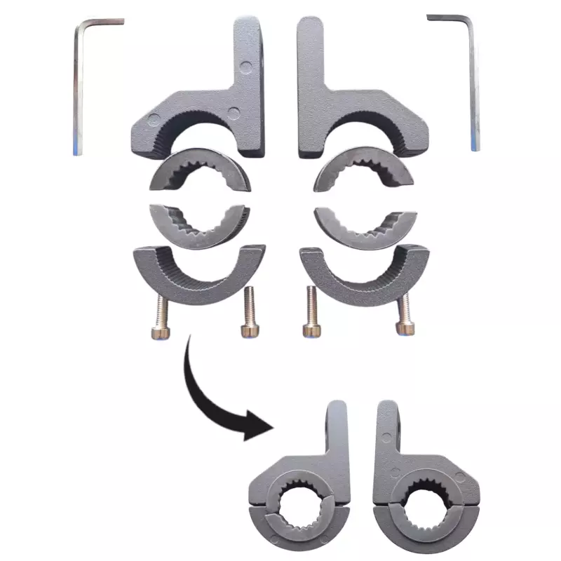 BASE EXPLORADORA ALUMINIO MACIZO