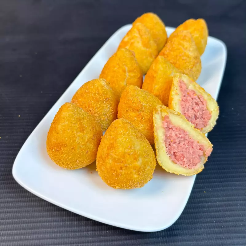 MINI COXINHA LING BLUMENAU PRE FRITO