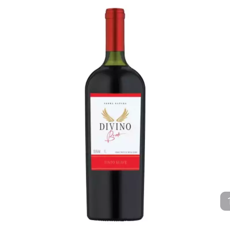 Vinho de Mesa Tinto Suave Divino