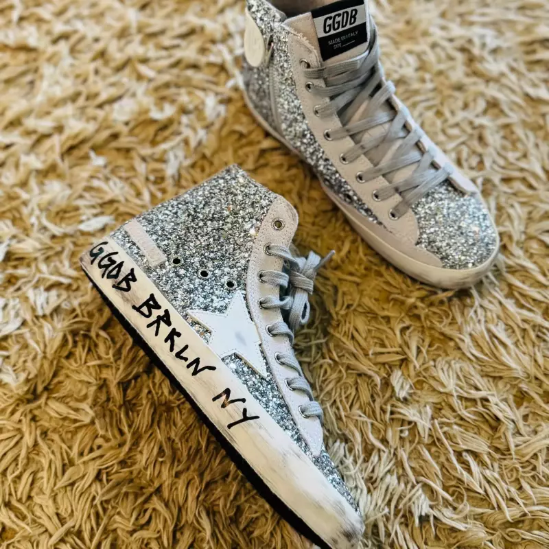 TENIS GOLDEN GOOSE BOOT SILVER