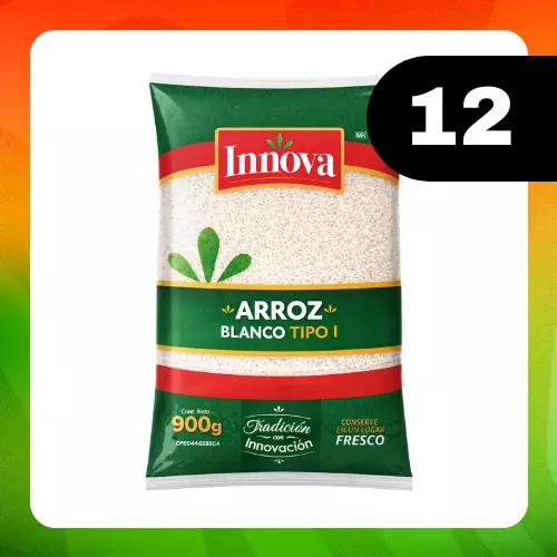 Medio Bulto Innova Arroz 900g