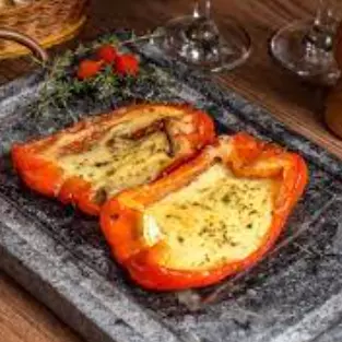 Pimentão com queijo