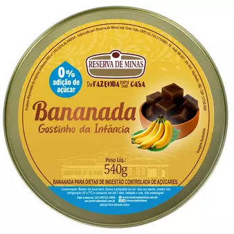 Bananada Diet Zero Açucar 540g