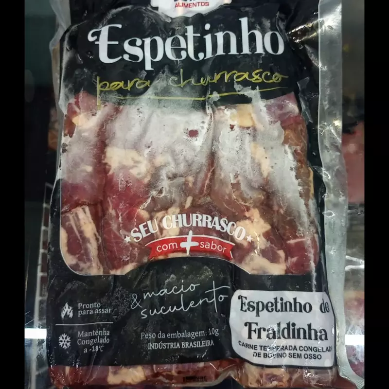 Espeto de Fraldinha em Cubos