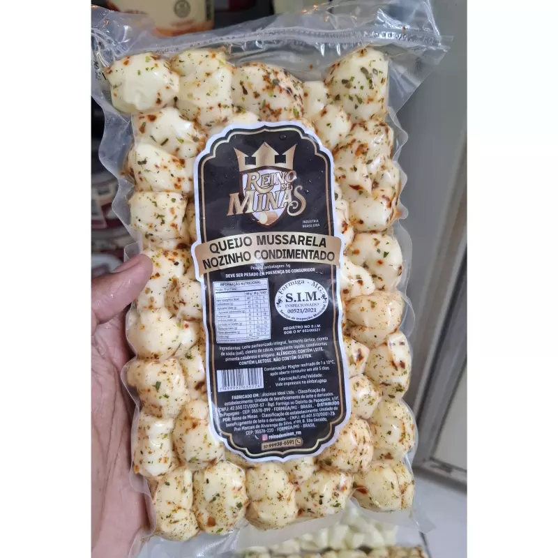 NOZINHO DE MUSSARELA TEMPERADO 500G