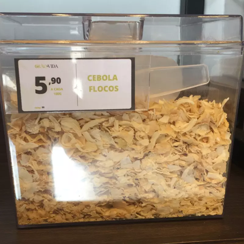 Cebola flocos