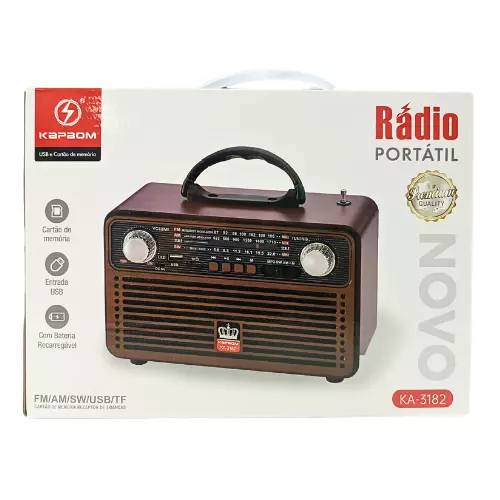 RADIO KAPBOM AM/FM USB KA-3182