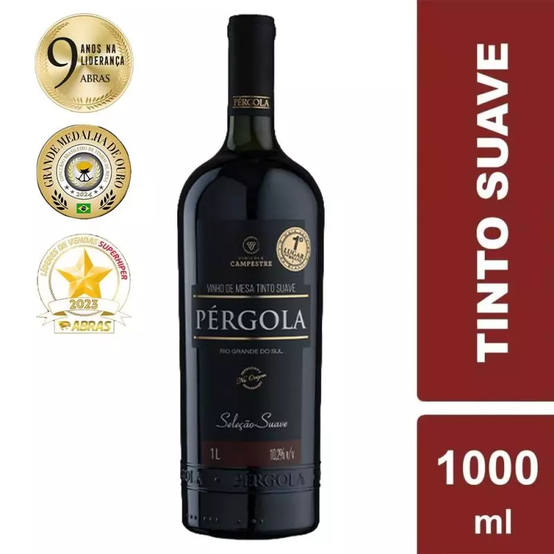Vinho Pergola Suave 1L