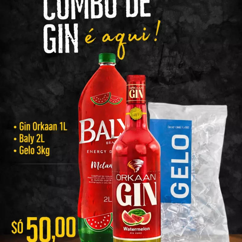 Combo Gin Orkaan Melancia