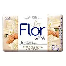 SABONETE FLOR YPÊ BAUNILHA BEGE 85G
