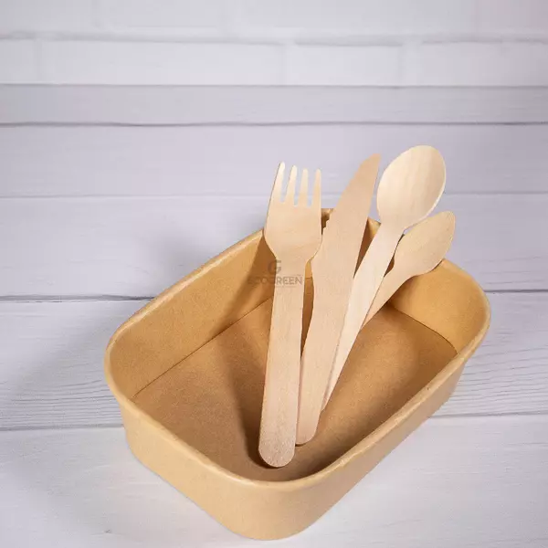 Cubiertos de Bambu ECOGREEN