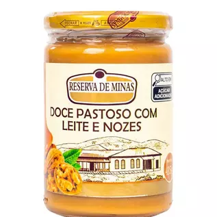 Doce Pastoso com Leite e Nozes Reser