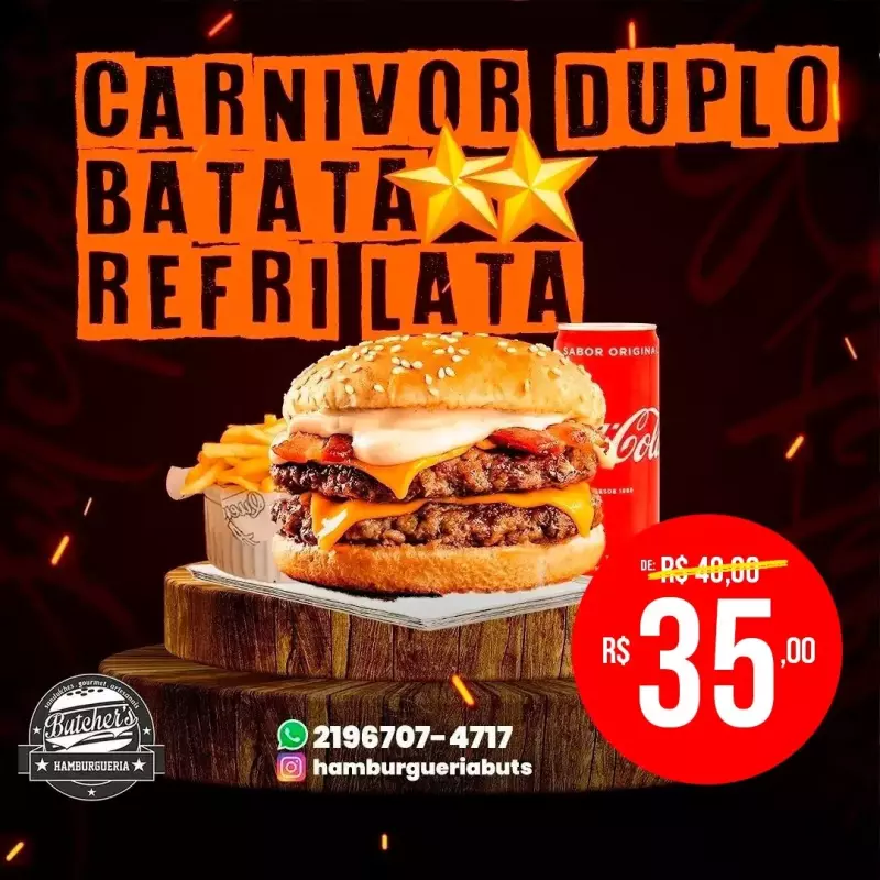 TRIO PROMOCIONAL CARNIVOR