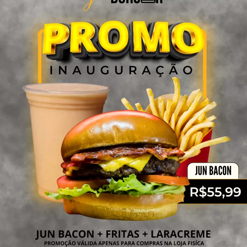 JUN BACON COM LARACREME 1 ANO
