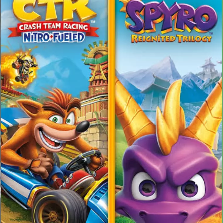 Crash Racing + Spyro (2-4 Jugadores)