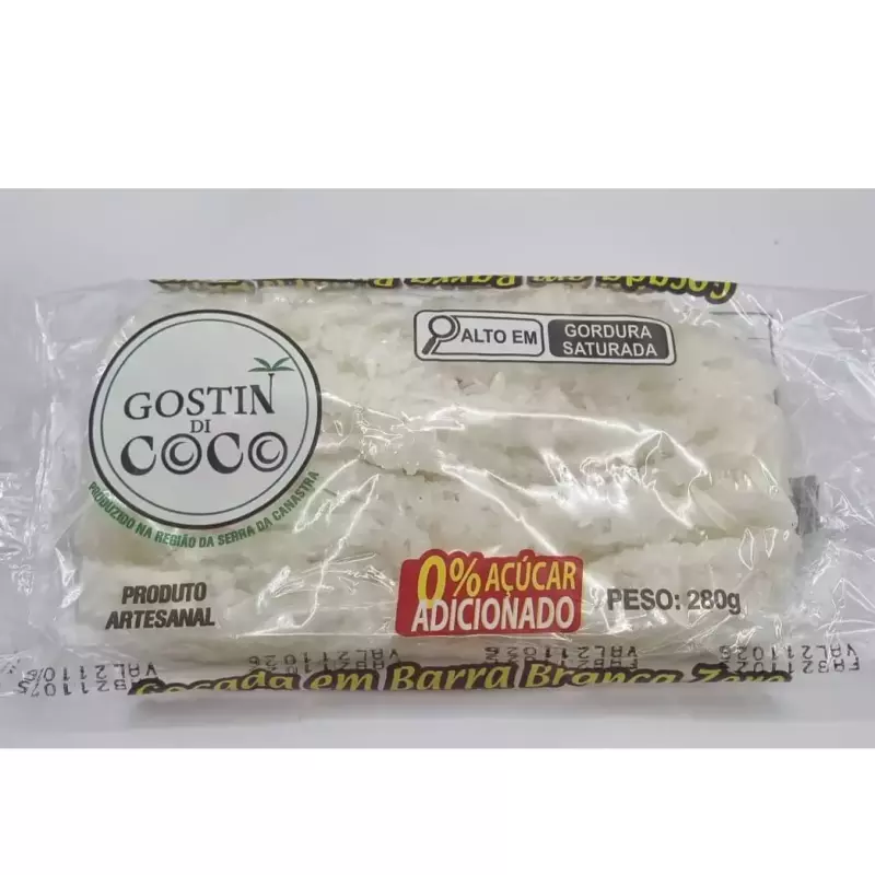 1829- COCADA BRANCA ZERO 280GR