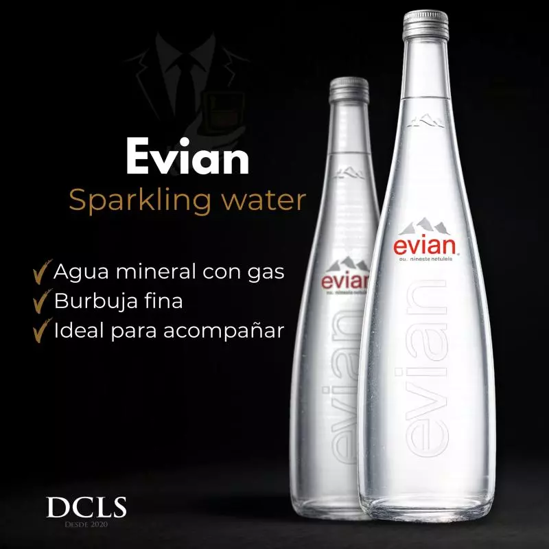 agua mineral Evian 750ml