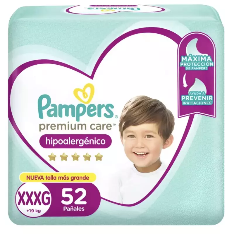 Pampers care 52 XXXG