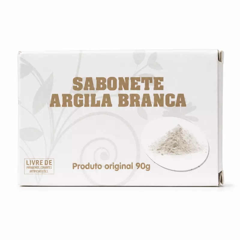 SABONETE ARGILA BRANCA