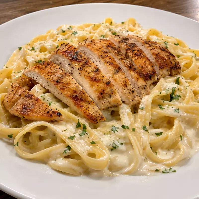FETUCCINI ALFREDO C/ POLLO