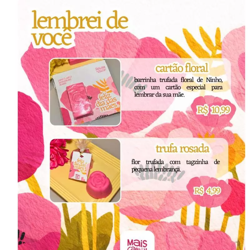 LEMBRANCINHAS DIA DAS MÃES