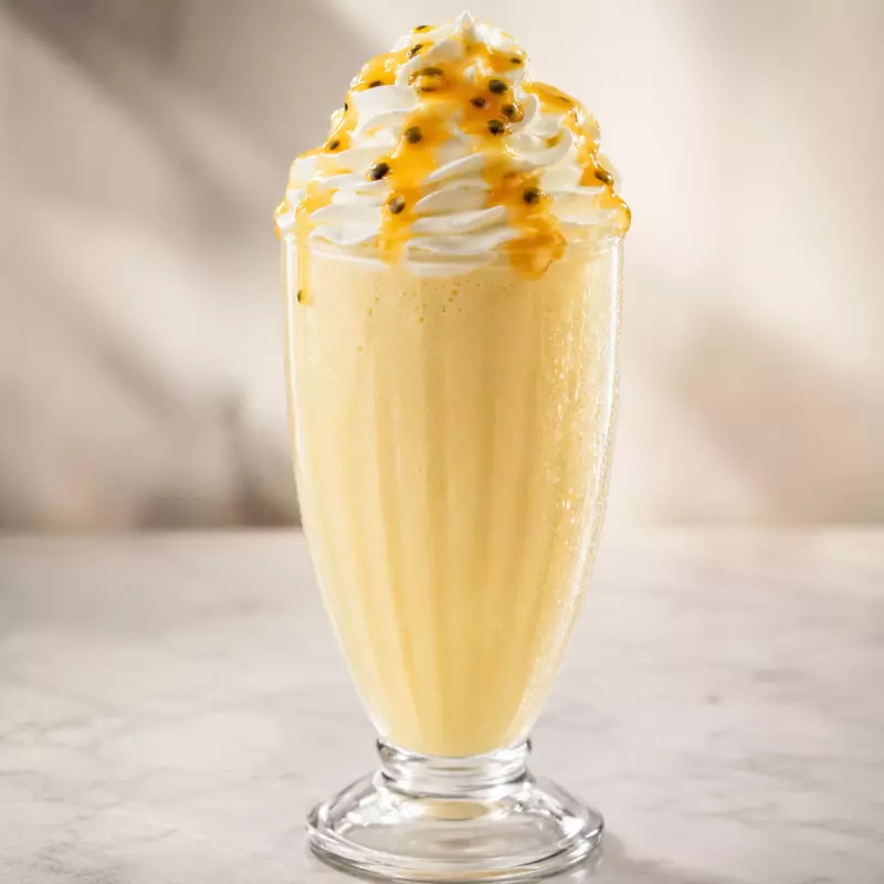 Malteada de aguardiente amarillo