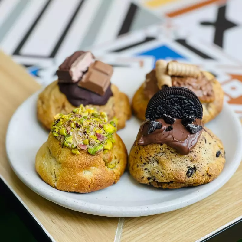 Galletas New York topping variado