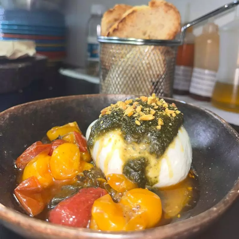 BURRATA "PESTO & PISTACHE"