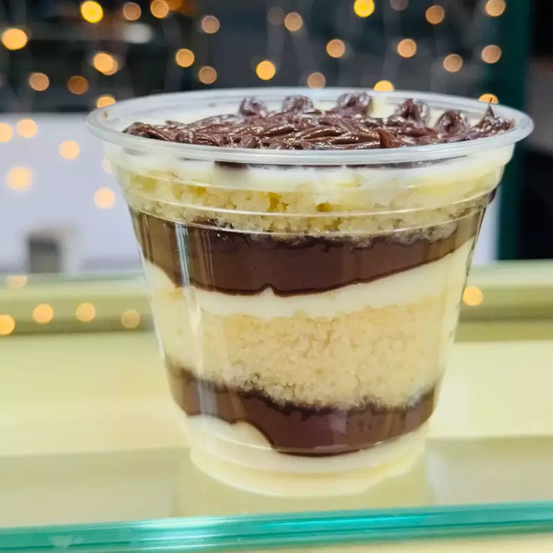 Bolo no pote Nido com nutella