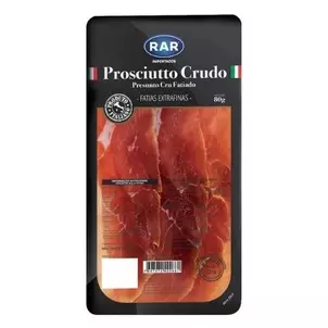 Presunto Rar Jamon Cru Espanhol 80g