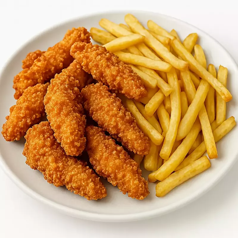 Isca de Frango com Fritas