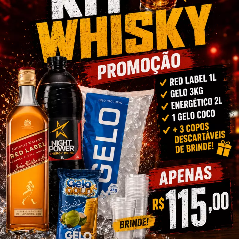 Kit Red Label Promoção
