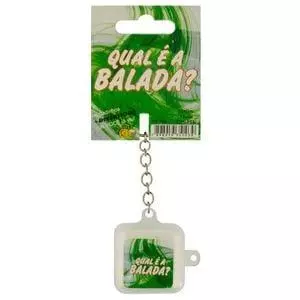 Dado chaveiro Qual é a Balada
