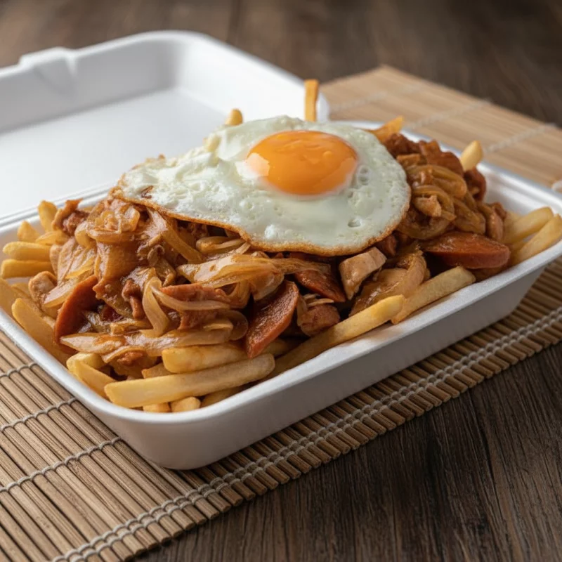 Chorrillana con pollo