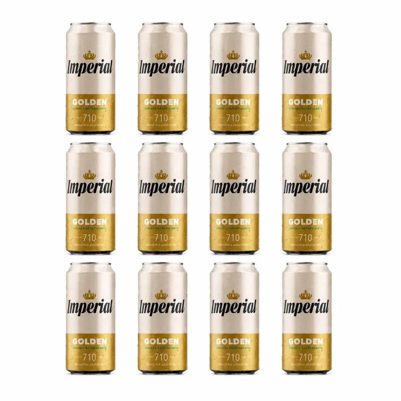 Cerveza Imperial Golden 473cc x12