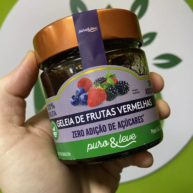 Geleia frutas vermelhas Puro & Leve