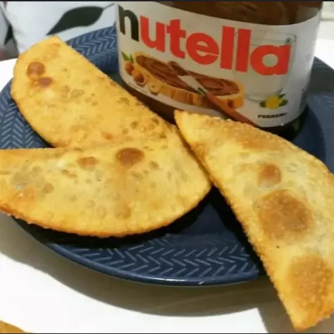 Pastel de Nutella com Queijo.