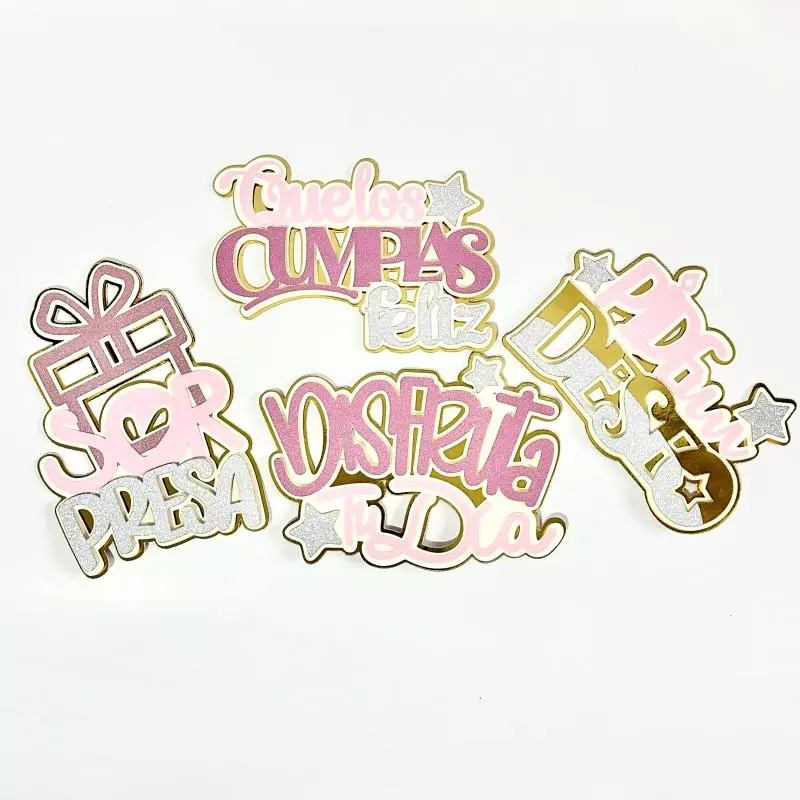 Toper grande 3 capas cumple femenino